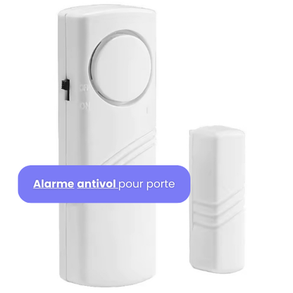 Alarme anti-vol pour portes 6 piéces